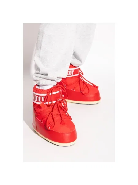 Śniegowce Moon Boot Icon Low red czerwone