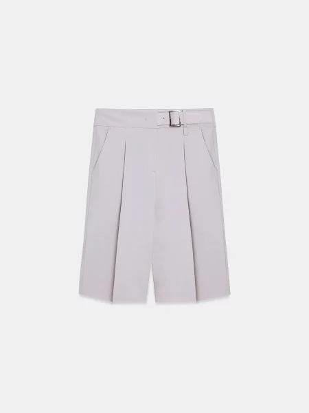 Dilvin Kalhoty Shorts světle šedá