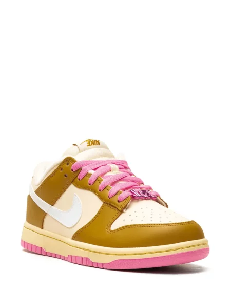 Kožené tenisky Nike Dunk hnědé