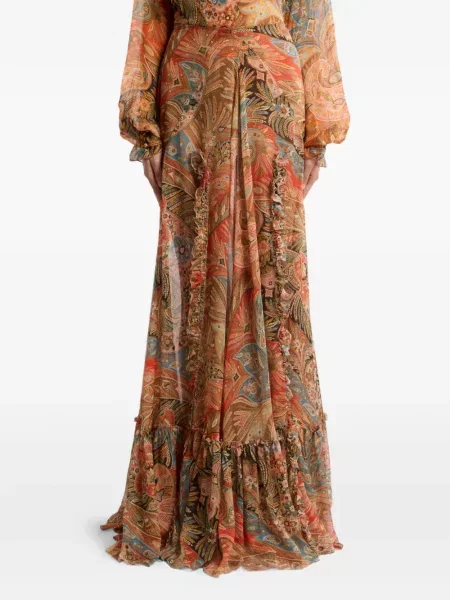 Maxi fusta maxi Etro cu model paisley