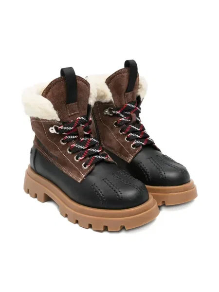 Botki dziecięce Dsquared2 brązowe