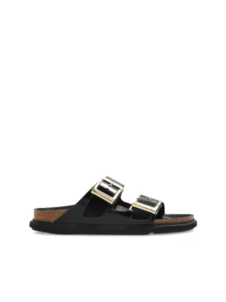 Klapki Birkenstock na sprzączkę klasyczne czarne