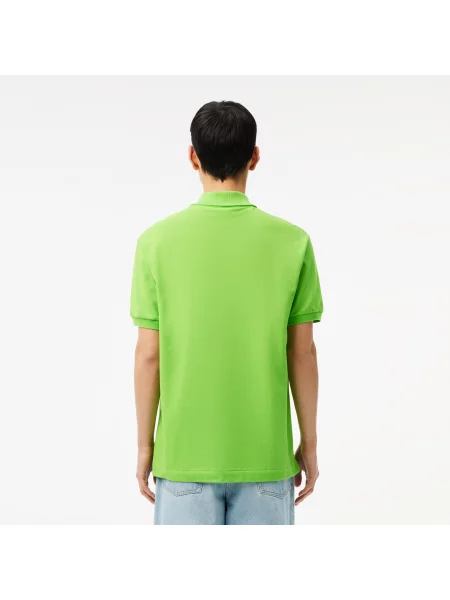 Lacoste Koszulka Polo Oryginał Petit Piqué zielona