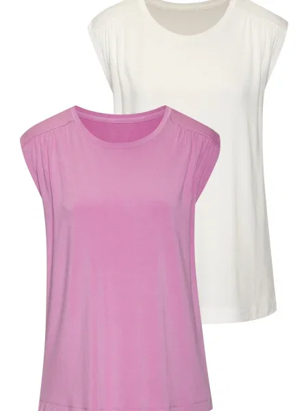 LASCANA Top roza bela