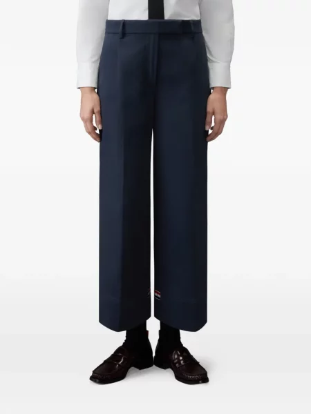 Pantaloni Thom Browne fără toc albastru