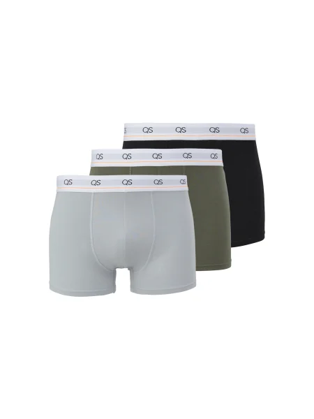 QS Boksarice svetlo siva / oliva / črna bela