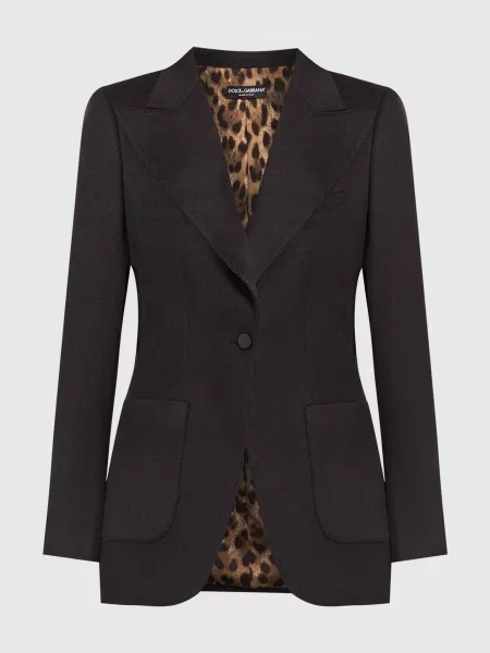 Жакет з кашеміру Dolce&gabbana чорний