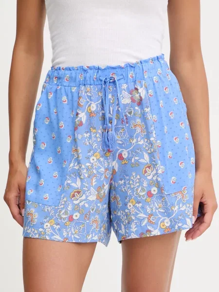 Късо долнище на пижама women'secret синьо