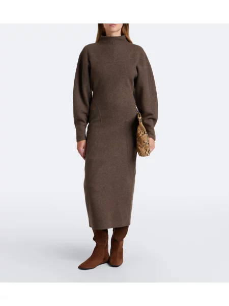 Rochie Max Mara de lână maro