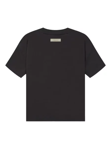 Тениска Fear Of God Essentials с кръгло деколте черно