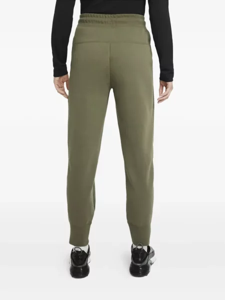 Pantaloni Nike din fleece alergare cu broderie negru