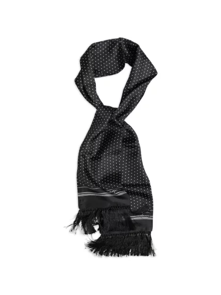 Fular Dolce & Gabbana cu buline negru
