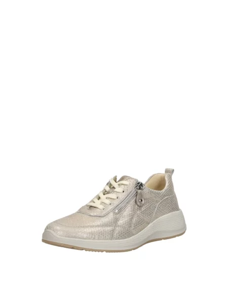 Sneakersy Waldläufer skórzane żółte