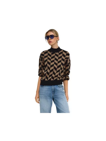 Pulover Only tricotate negru