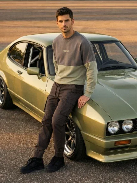 Sinsay Spodnie cargo jogger zielony