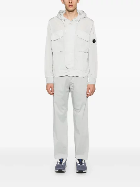 Pantaloni C.p. Company din satin gri