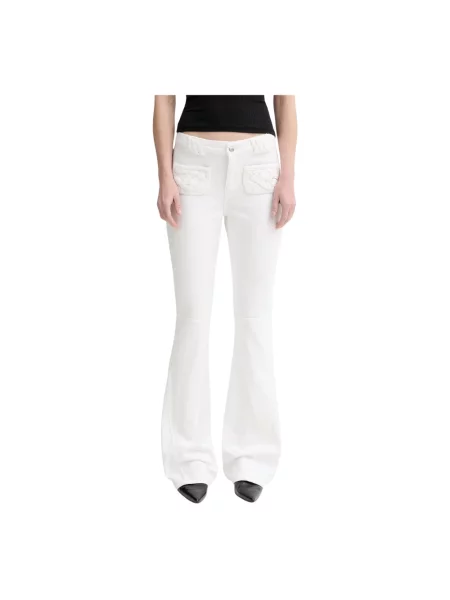 ZADIG&VOLTAIRE jeansy high waist białe