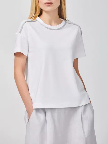 Футболка Panicale Cashmere біла