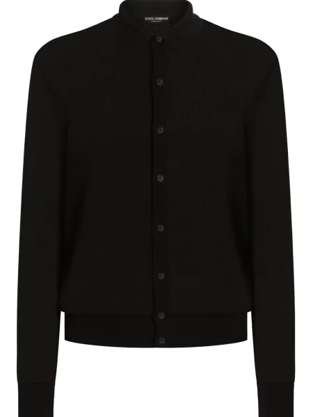Cămașă Dolce & Gabbana tricotate negru