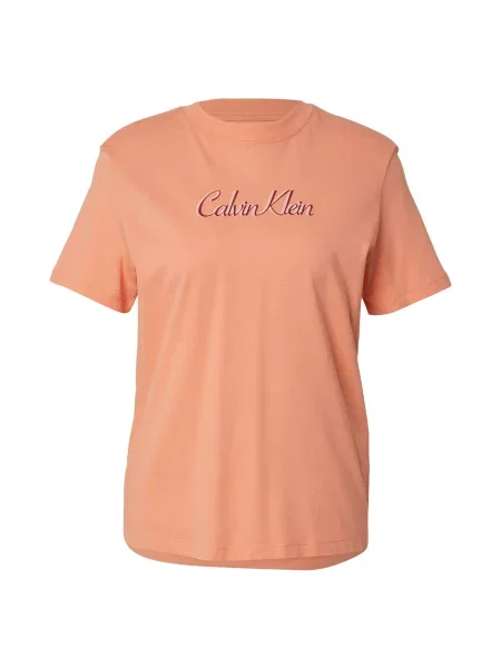 Tričko Calvin Klein Jeans oranžová