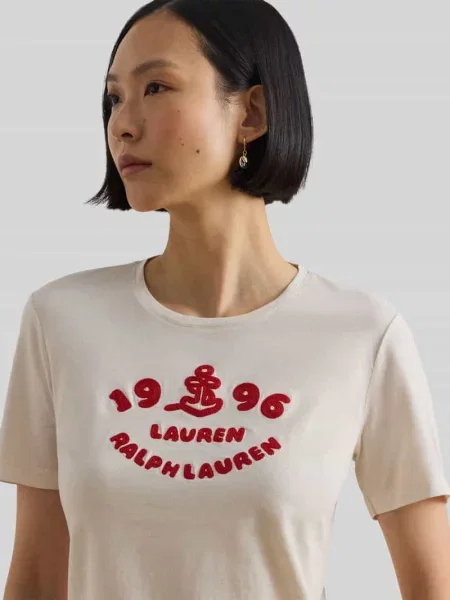 Męski t-shirt o kroju regular fit z czystej bawełny Lauren Ralph Lauren