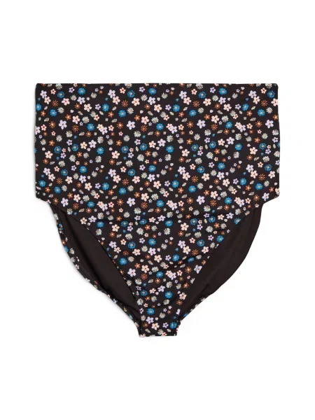 Swim by Zizzi Slip costum de baie Skatrin / albastru deschis / maro caramel / maro închis bej