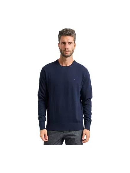 Tommy Hilfiger Sweter Granatowy niebieski