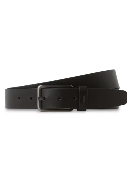 BOSS Curea Calis / argintiu negru
