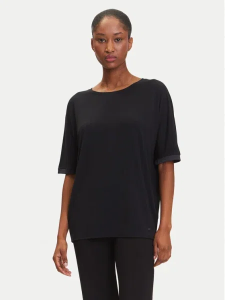 BOSS Cămașă pijama Sheen negru