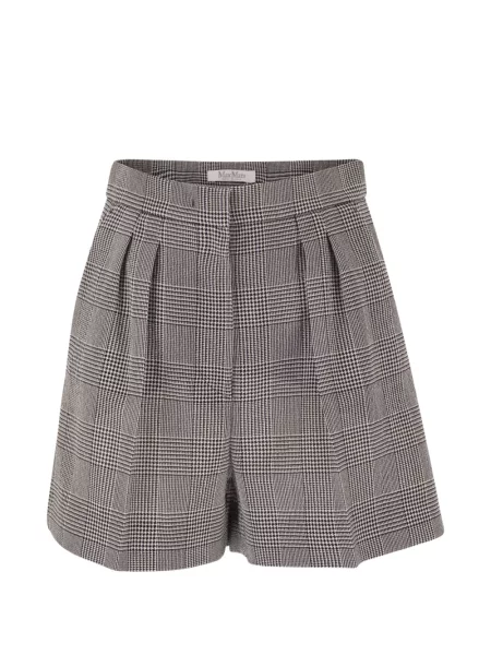 Pantaloni scurți Max Mara în carouri