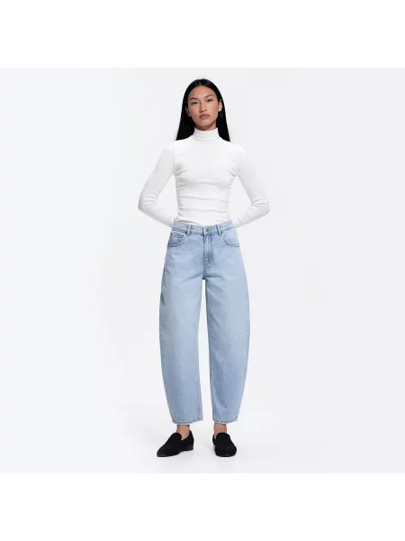 Reserved LADIES` JEANS TROUSERS modrá