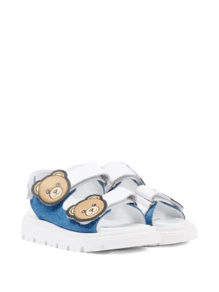 Sandały dziecięce Moschino niebieskie