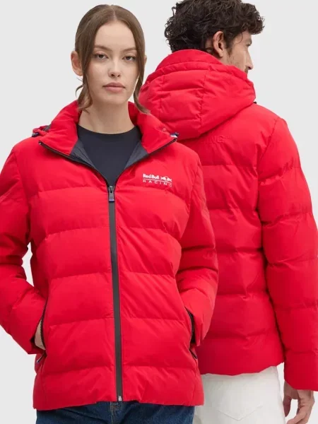 Red Bull Racing x Pepe Jeans geaca Red Bull Racing x Pepe Jeans rosu de iarna roșu