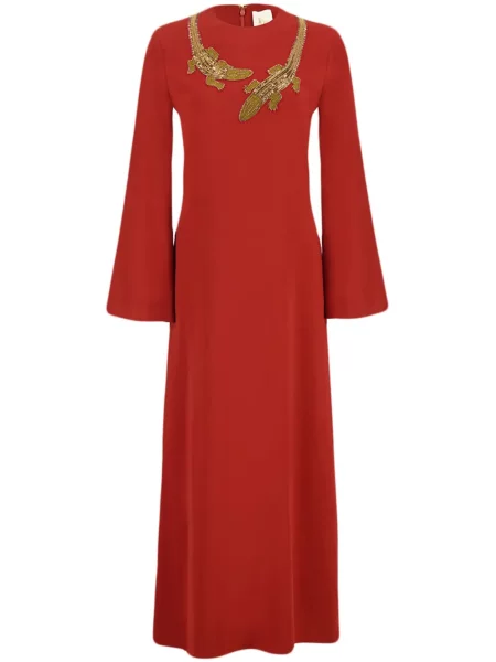 Maksi sukienka maxi Paula garniturowa czerwona