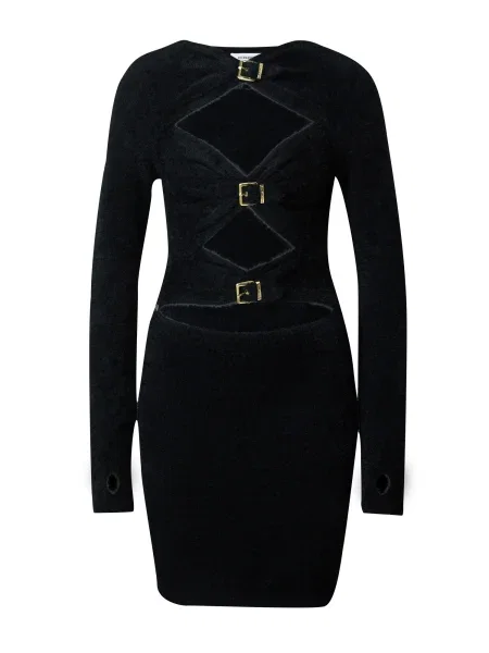 Hoermanseder Rochie tricotat Klea auriu negru