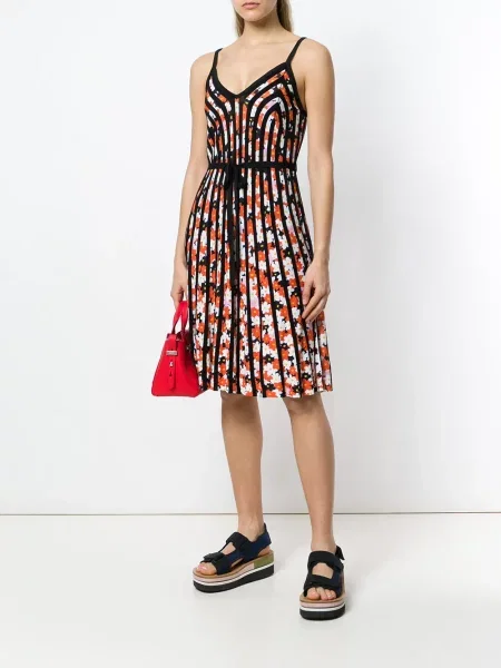 Rochie Kenzo cu model floral cu imagine galben
