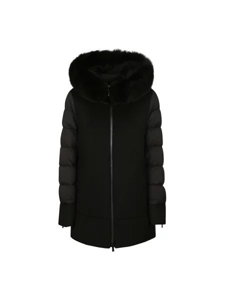 Parka Moorer z kaszmiru czarna