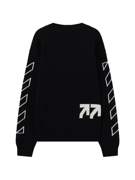 Cardigan L/ab C/o Off-white tricotate alb