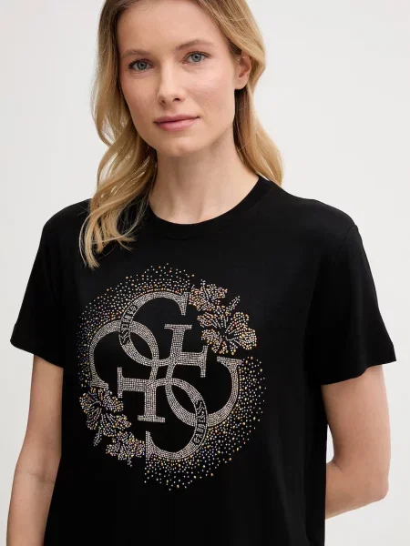 Guess T-Shirt czarny