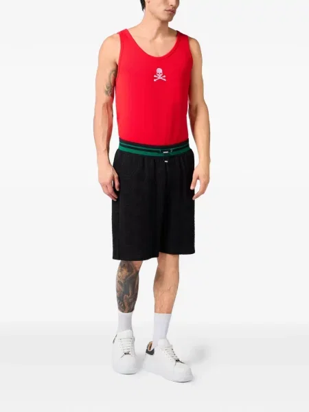 Σορτς Philipp Plein ζακάρ μαύρο