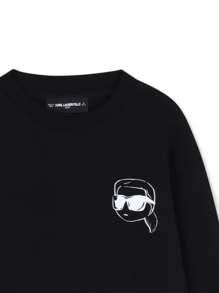 Bluza dziecięca Karl Lagerfeld czarna