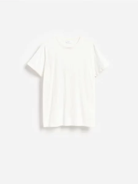 Reserved Tricou slim fit din crem