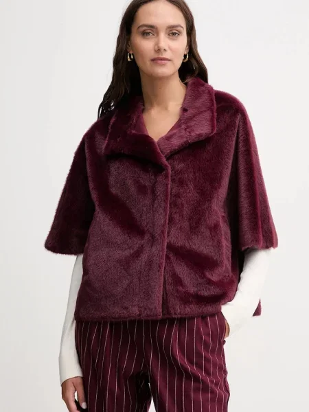 Joseph Ribkoff płaszcz bordowy