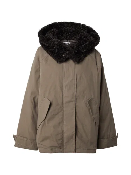 EDITED Geacă de iarnă Gina maro negru