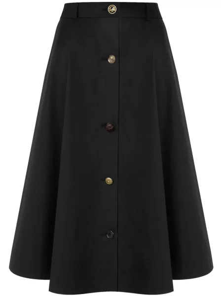 Fustă midi Moschino până la genunchi negru