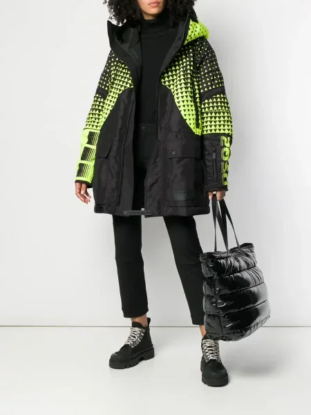 Liesas kelnės Dsquared2 apkarpytas juoda