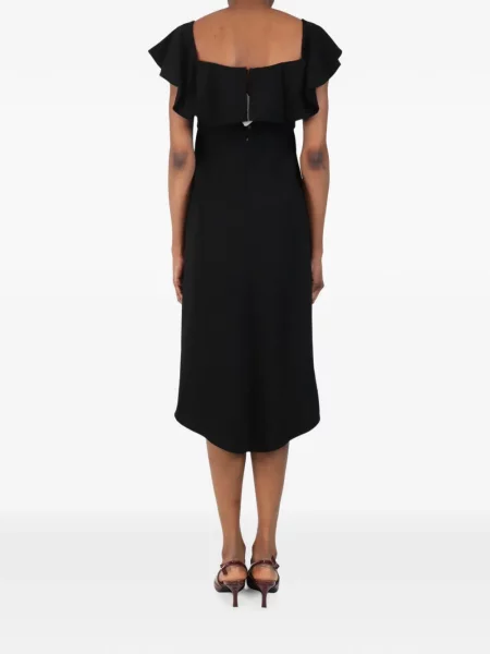 Rochie midi Halston negru