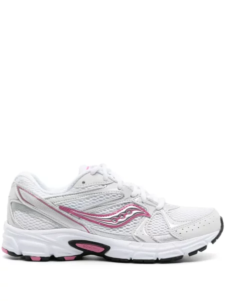 Sneakerși Saucony cu șireturi plasă alb