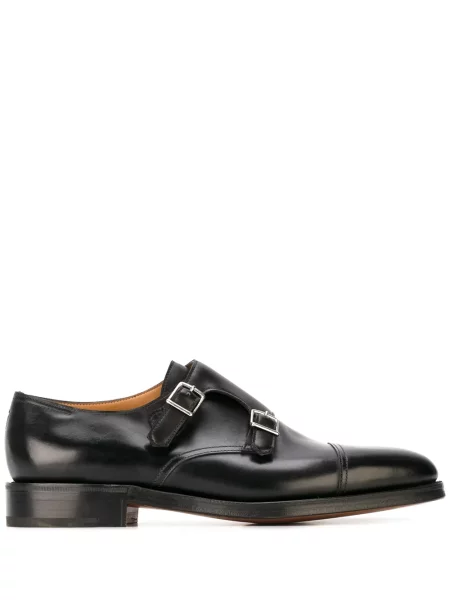 Pantofi monk John Lobb negru