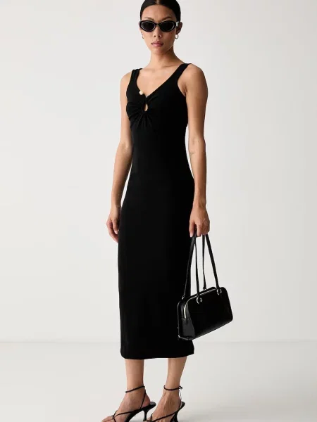 Bardot rochie bodycon din cu MASON negru
